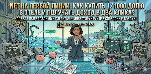 NFT НА ПЕРВОЙ ЛИНИИ: КАК КУПИТЬ 1/1000 ДОЛЮ В ОТЕЛЕ И ПОЛУЧАТЬ ДОХОД В ДВА КЛИКА?