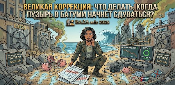ВЕЛИКАЯ КОРРЕКЦИЯ: ЧТО ДЕЛАТЬ, КОГДА ПУЗЫРЬ В БАТУМИ НАЧНЕТ СДУВАТЬСЯ?