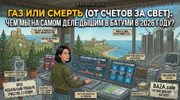 ГАЗ ИЛИ СМЕРТЬ (ОТ СЧЕТОВ ЗА СВЕТ): ПОЧЕМУ ЖК БЕЗ ГАЗА В БАТУМИ — ЭТО ЛОВУШКА ДЛЯ ЭКОНОМНЫХ?