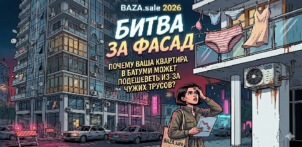 БИТВА ЗА ФАСАД: ПОЧЕМУ ВАША КВАРТИРА В БАТУМИ МОЖЕТ ПОДЕШЕВЕТЬ ИЗ-ЗА ЧУЖИХ ТРУСОВ?