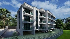 Продаётся 2-х комнатная квартира площадью 46,6 м² в Махинджаури — 1+1 комн.