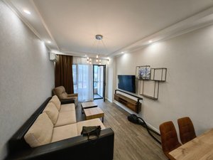 Сдается светлая квартира 57 м² в новом ЖК, Батуми — 1+1 комн.