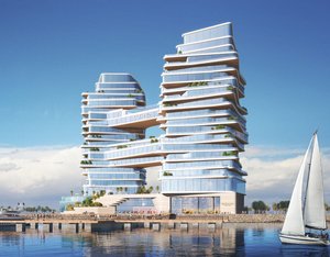 Эксклюзивные апартаменты на первой линии в OCEANO, Рас-эль-Хайма — 1+1 комн.