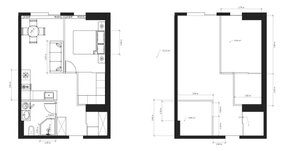Два соседних каркаса в Bagrationi Residence, Батуми — 3+1 комн.