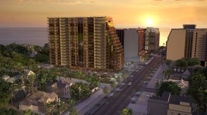 Студия с видом на море в Optima Residence, ELT квартал, Батуми — Сту комн.