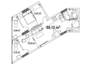  1+1 в комплексе Optima — ELT-квартал, Батуми — 1+1 комн.