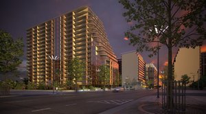 Студия с видом на море в комплексе Optima Residence, Батуми — Сту комн.