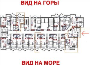 Каркас 1+1 на Новом бульваре по супер цене, Батуми — 1+1 комн.
