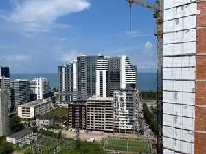 Студия с видом на море, Новый бульвар (черный каркас), Батуми — Сту комн.